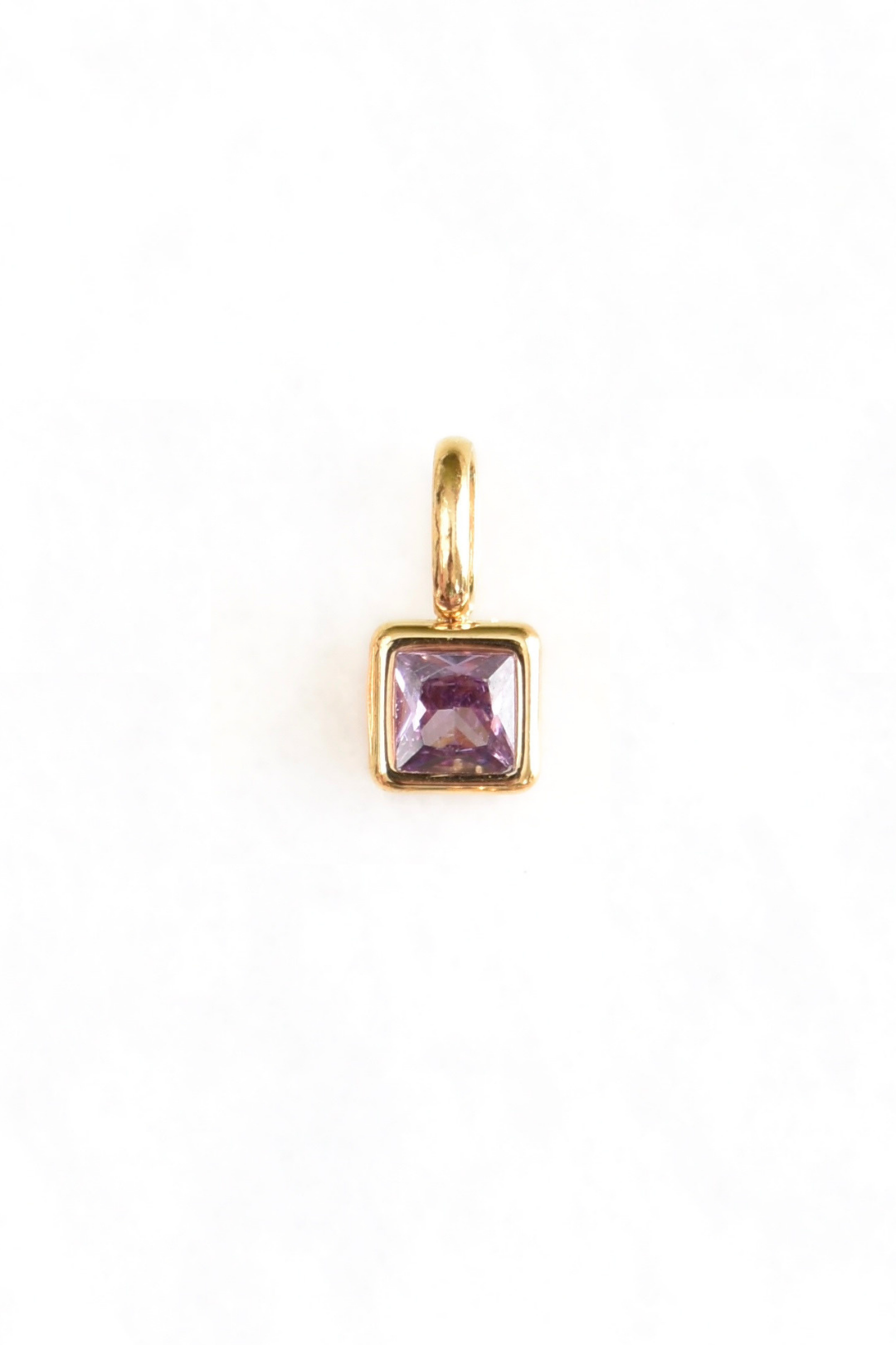 Square Birthstone Charms image 0