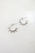 Spiked Huggie Earrings image 0