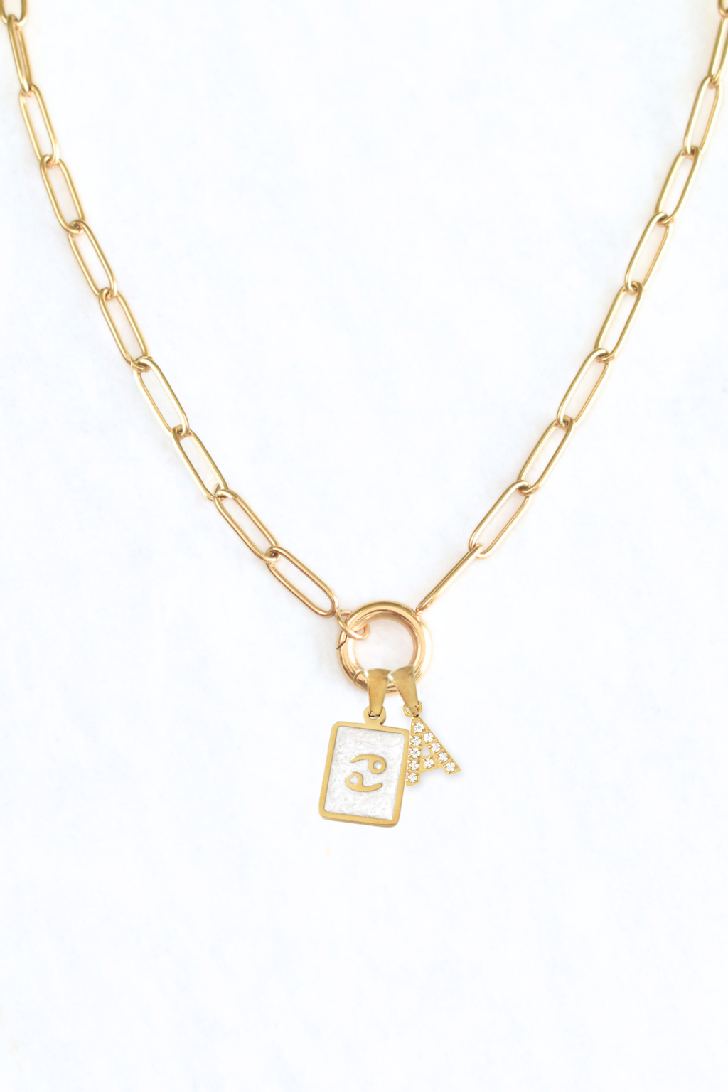 Sparkle Letter Initial Necklace image 2