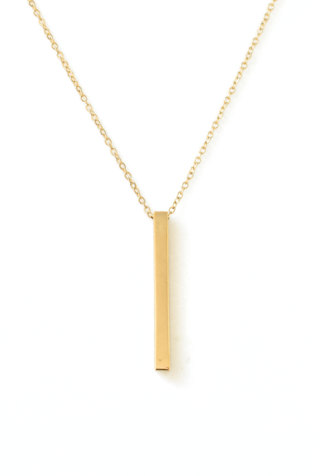 ThreeSixty Vertical Bar Necklace - Personalize image 4