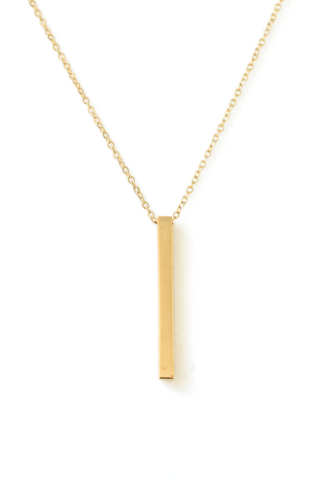 ThreeSixty Vertical Bar Necklace - Personalize image 4