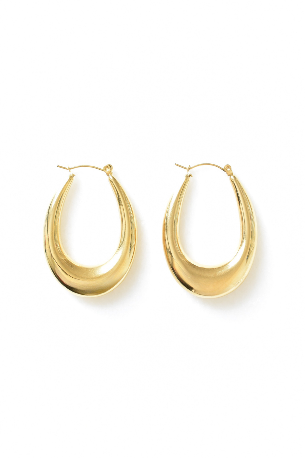Amber Hoop Earrings image 5