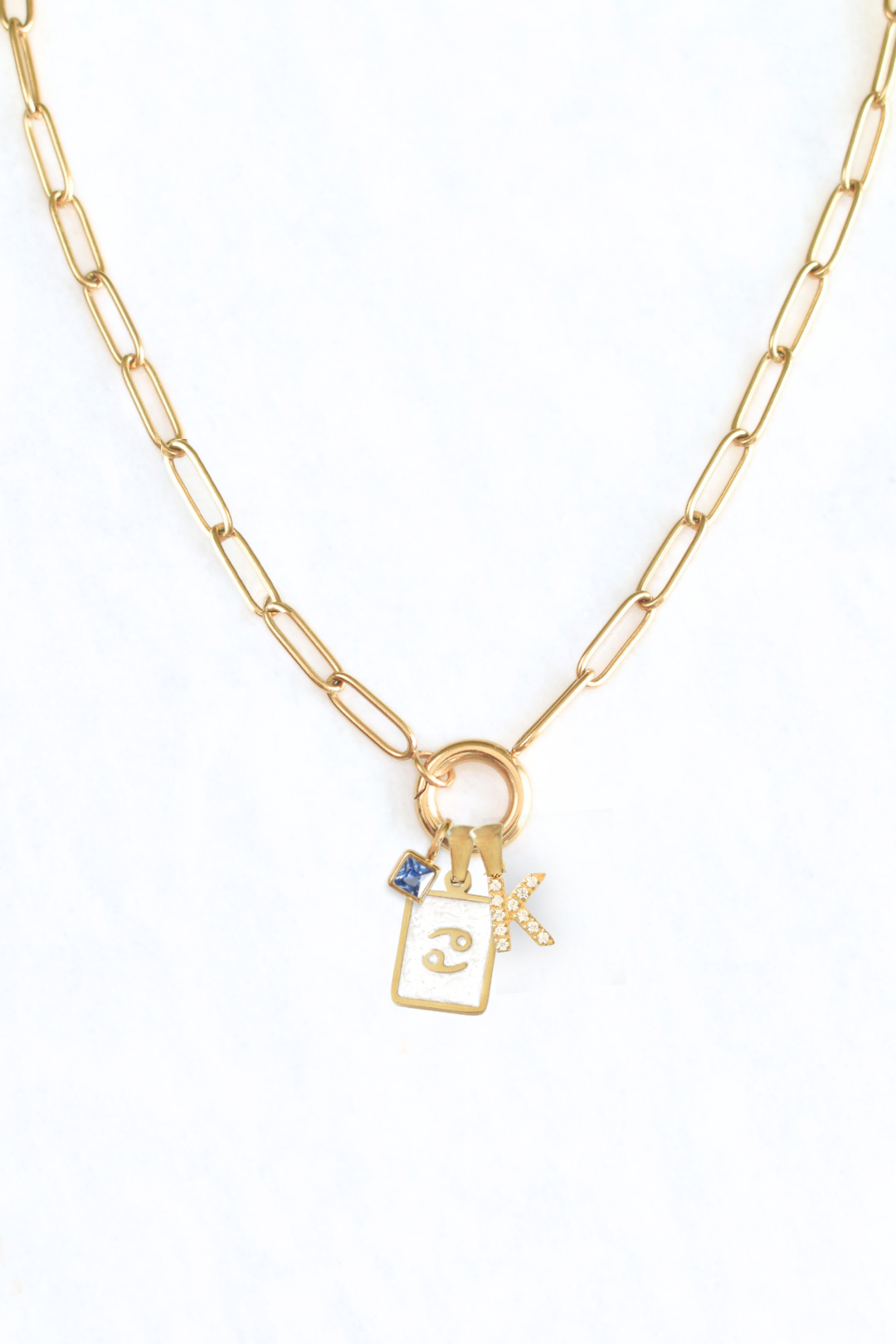 Sparkle Letter Initial Necklace image 3