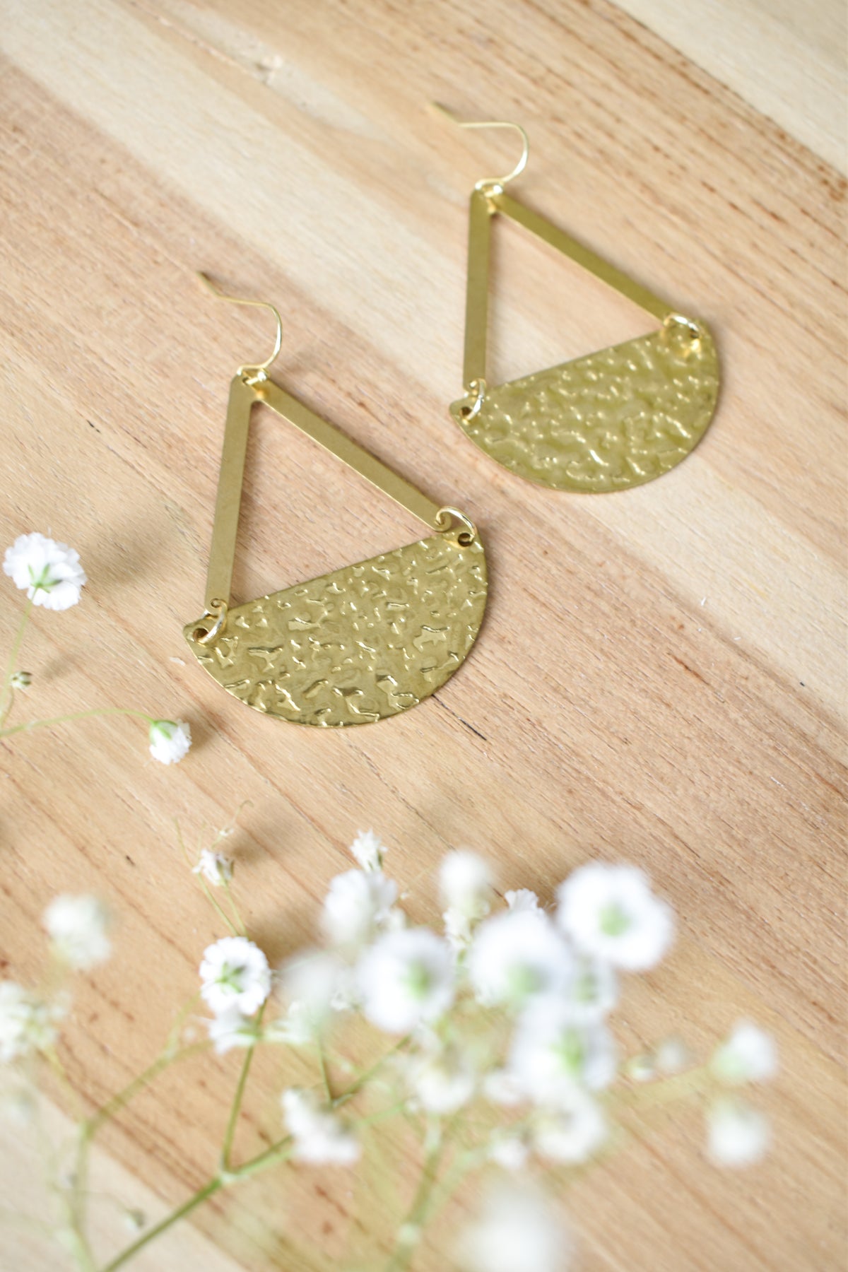 Halieh Hammered Earrings image 3
