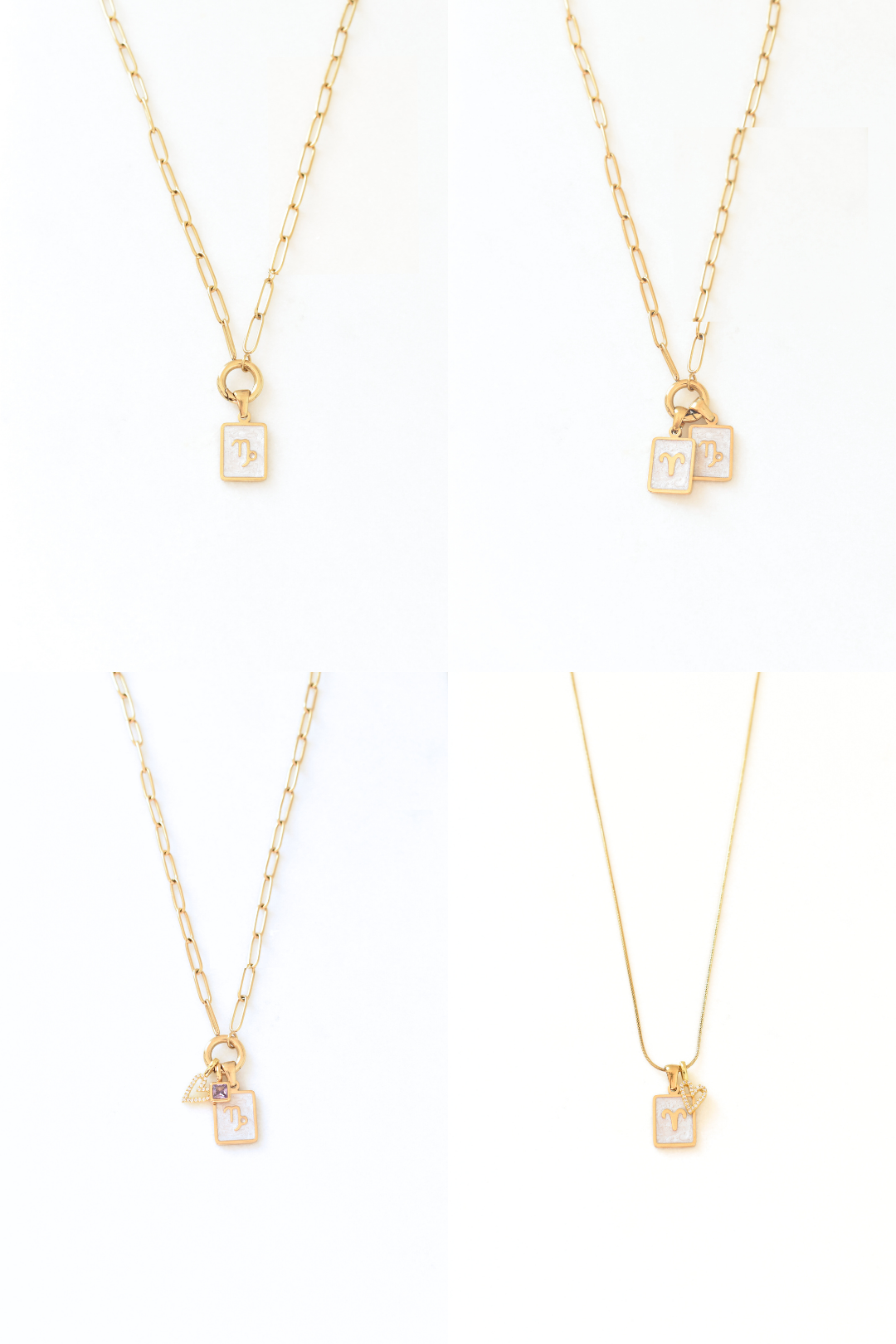 Zodiac Tag Charm Necklace image 5