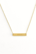 With You Bar Necklace - Personalize image 0