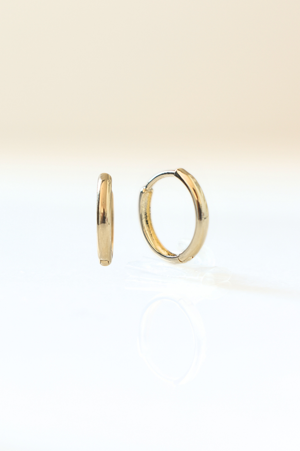 14K Gold Hoop Earrings image 0