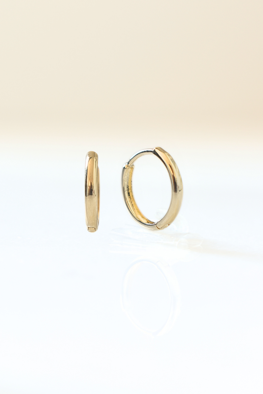 14K Gold Hoop Earrings image 0