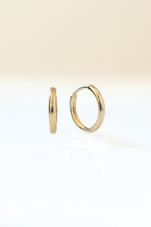 14K Gold Hoop Earrings image 0