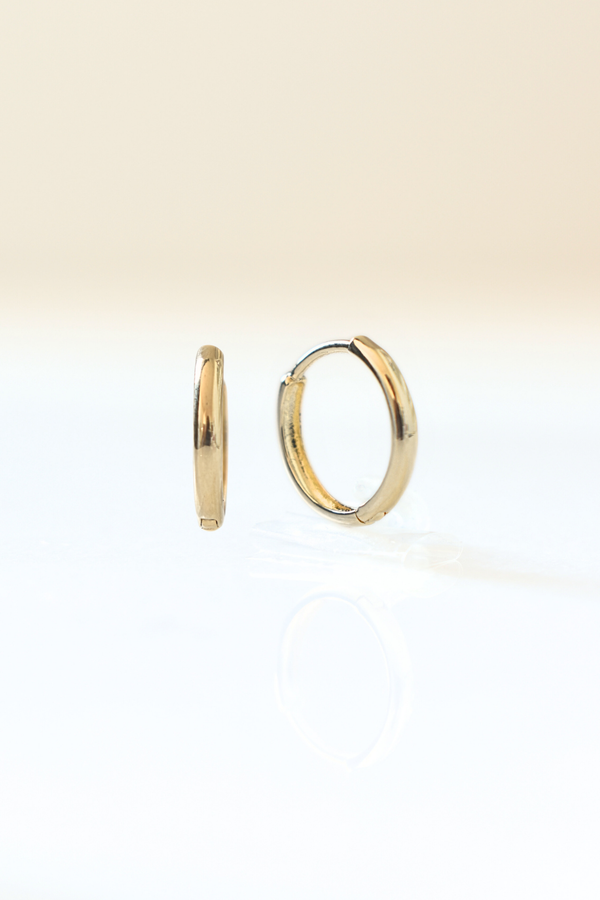 14K Gold Hoop Earrings image 0