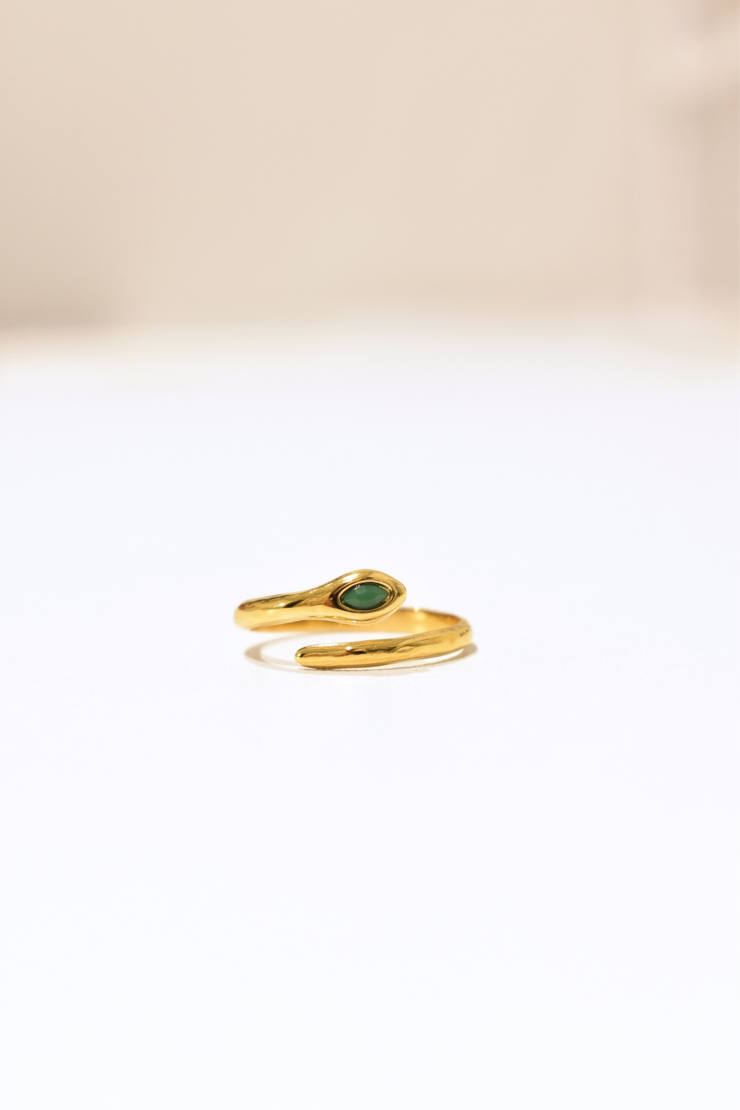 Green Serpent Ring image 0