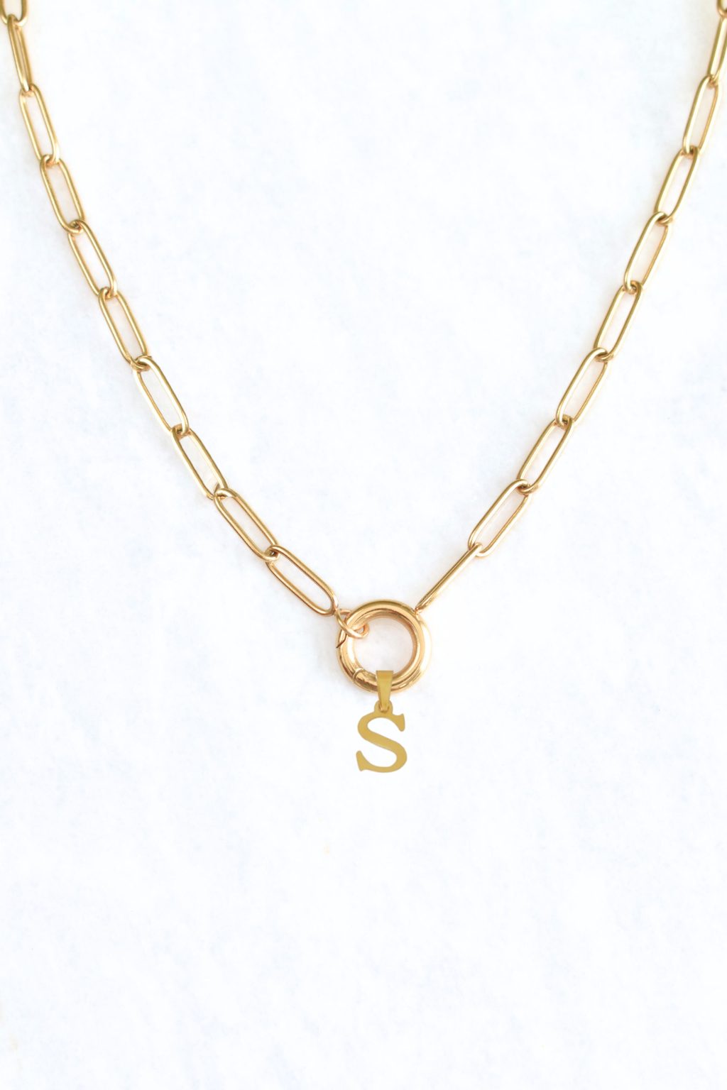 Letter Initials Charm Necklace image 7
