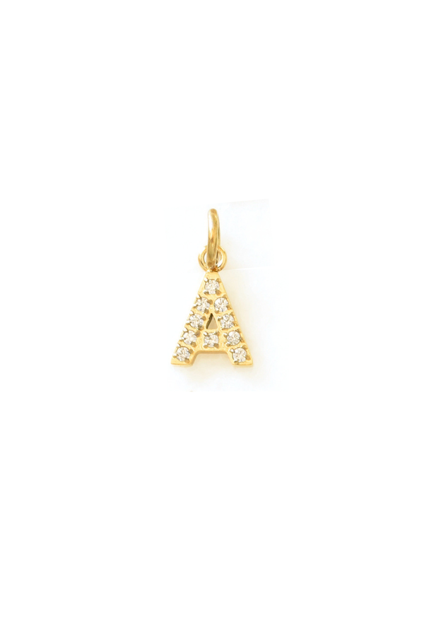 Sparkle Letter Initial Charms image 0