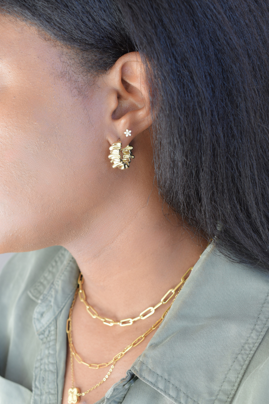 Wayv Huggie Earrings image 1