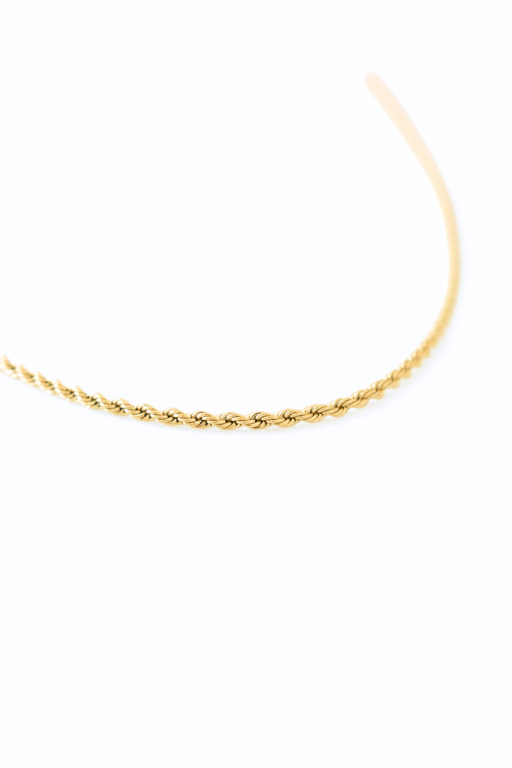 Rope Chain Necklace - Thin image 3