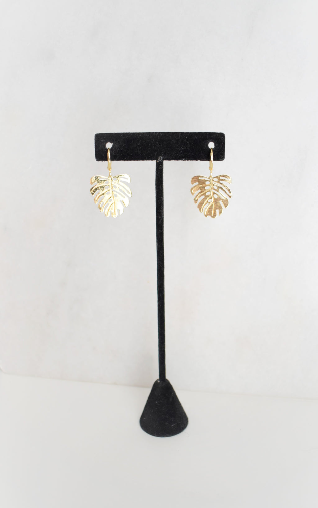 Monstera Huggie Earrings image 0