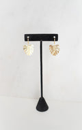 Monstera Huggie Earrings image 0