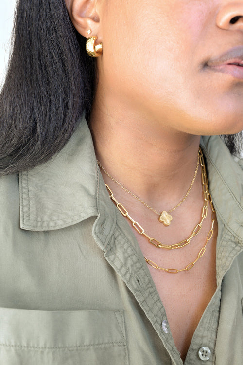 Clover Charm Necklace image 1