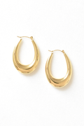 Amber Hoop Earrings image 0
