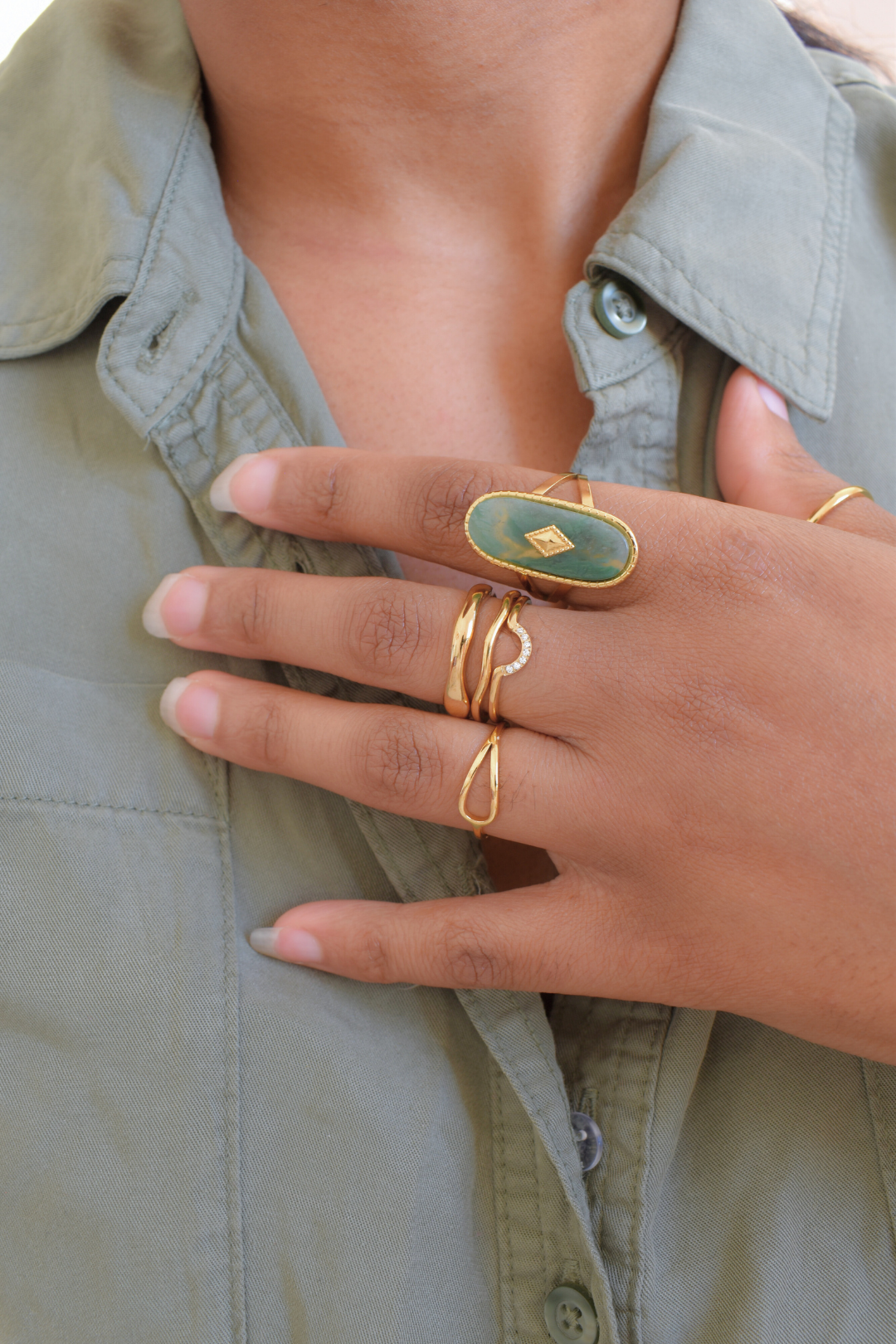 Thin Loop Ring image 1