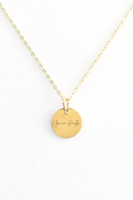 With You Circle Necklace - Personalize image 0