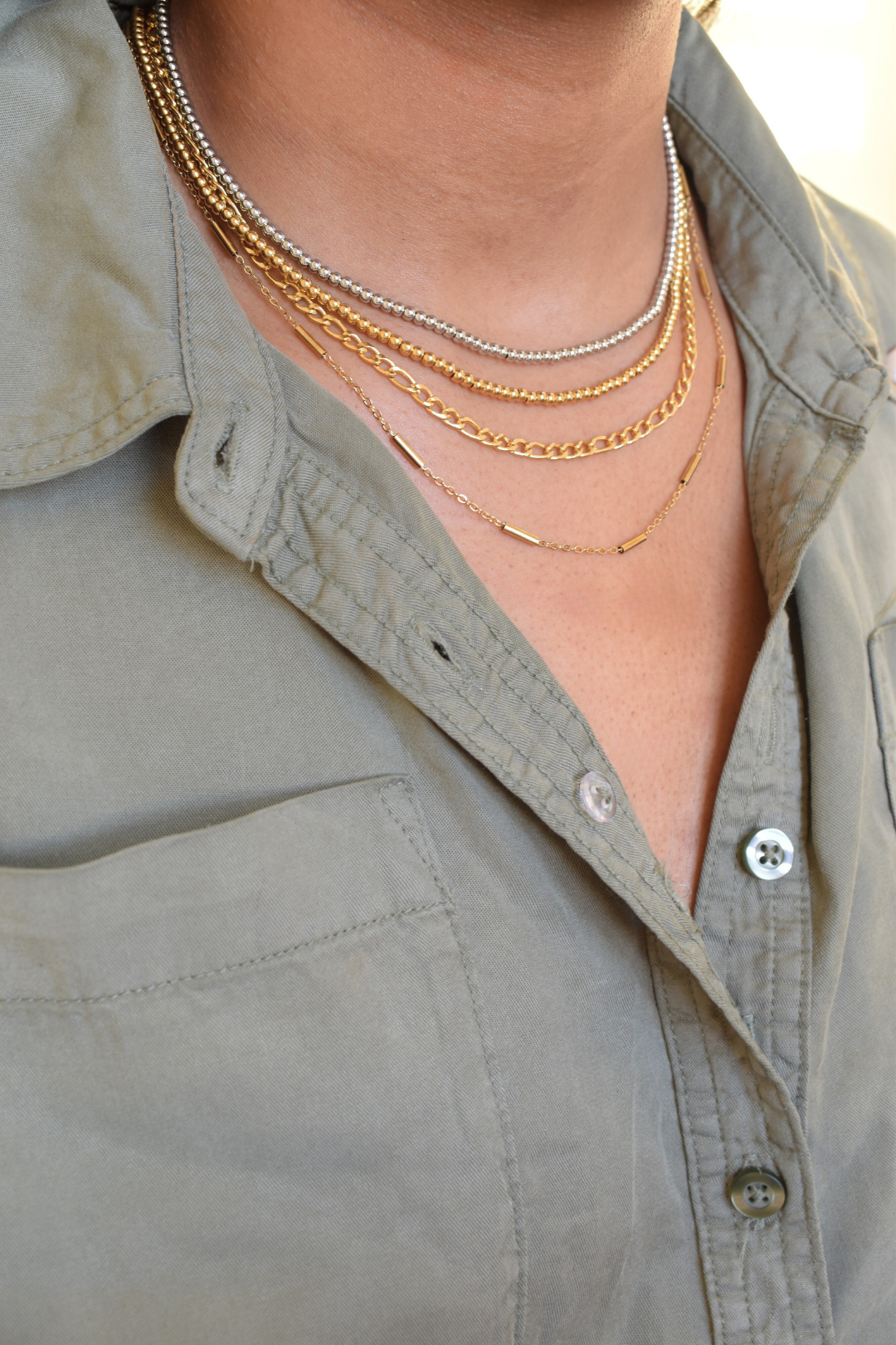 Satellite Tube Necklace image 1