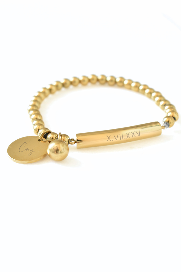 Lelita Bead Tube Bracelet - Personalize image 0