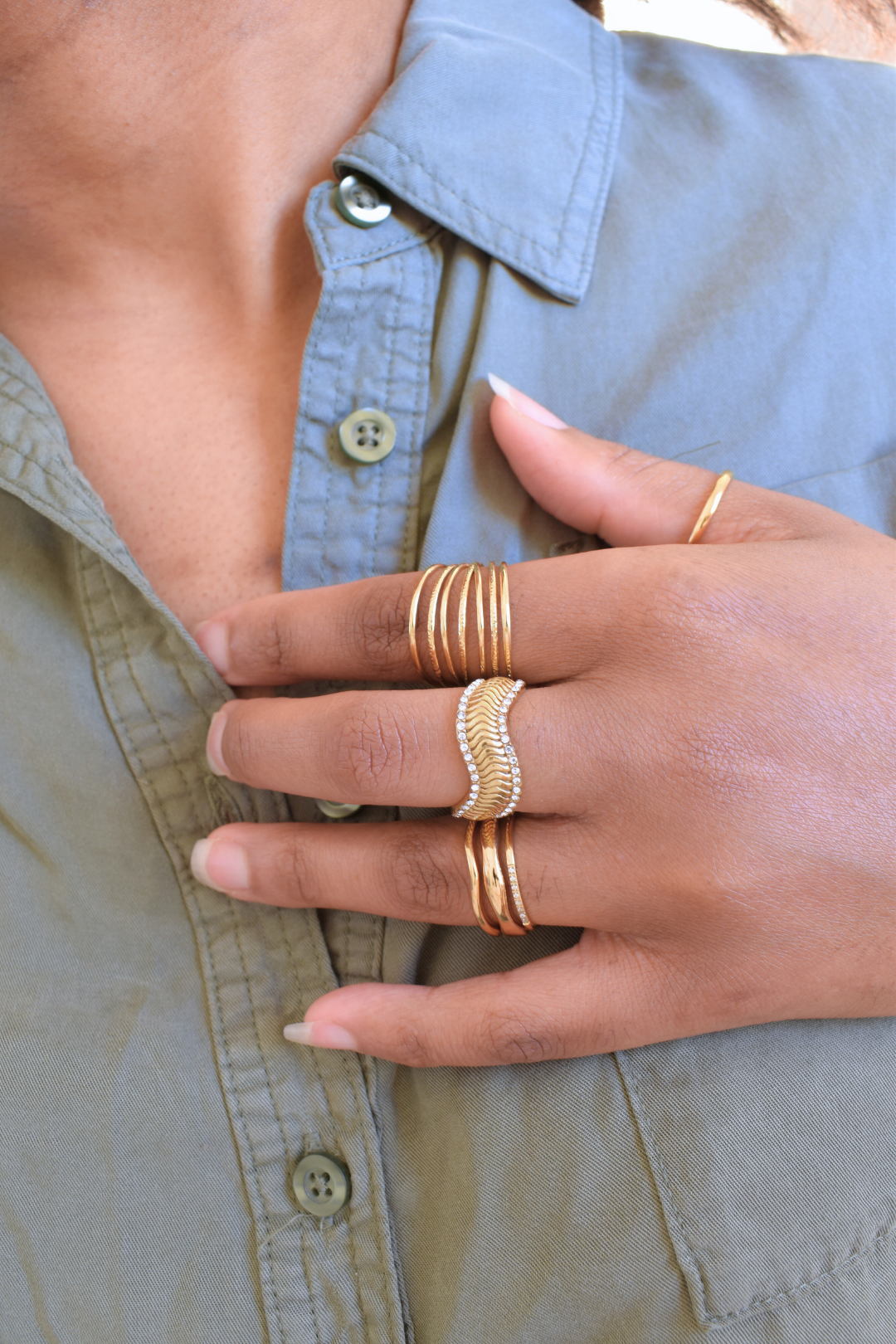 Risa Ringlet Ring image 2