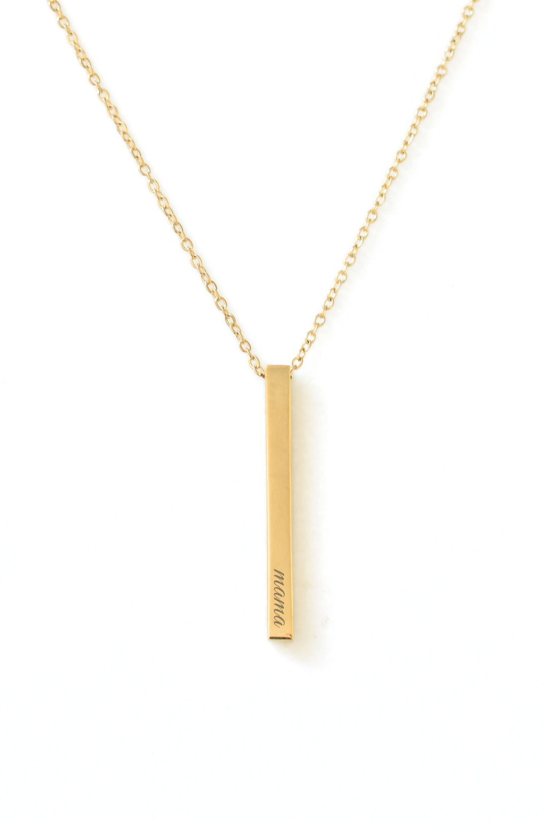 ThreeSixty Vertical Bar Necklace - Personalize image 0