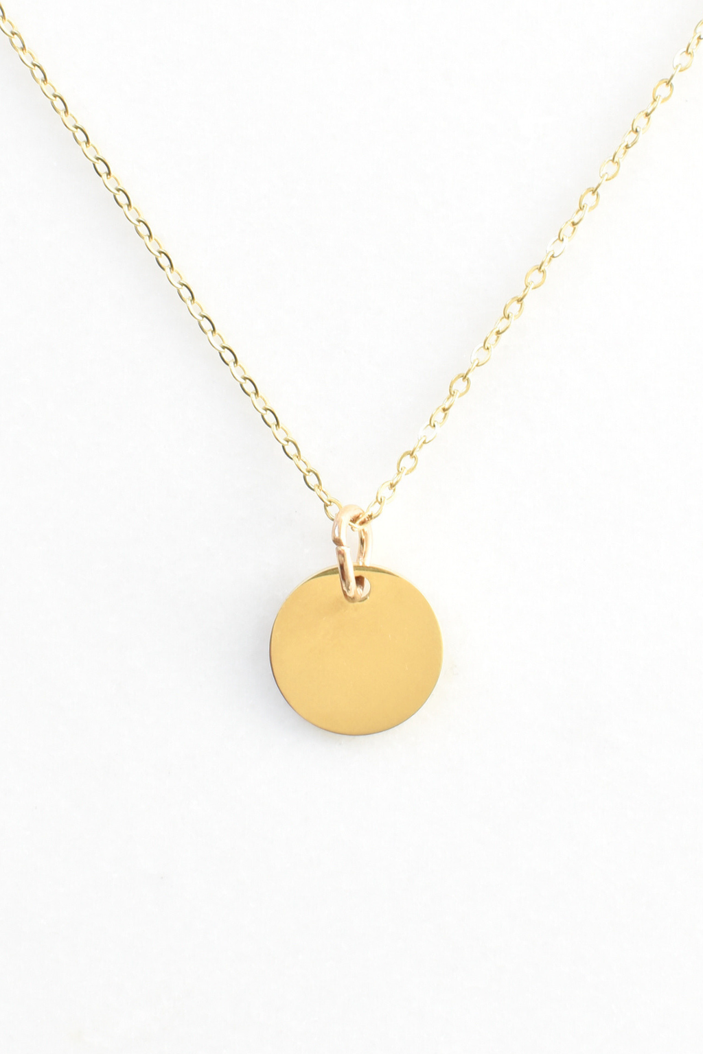 With You Circle Necklace - Personalize image 2