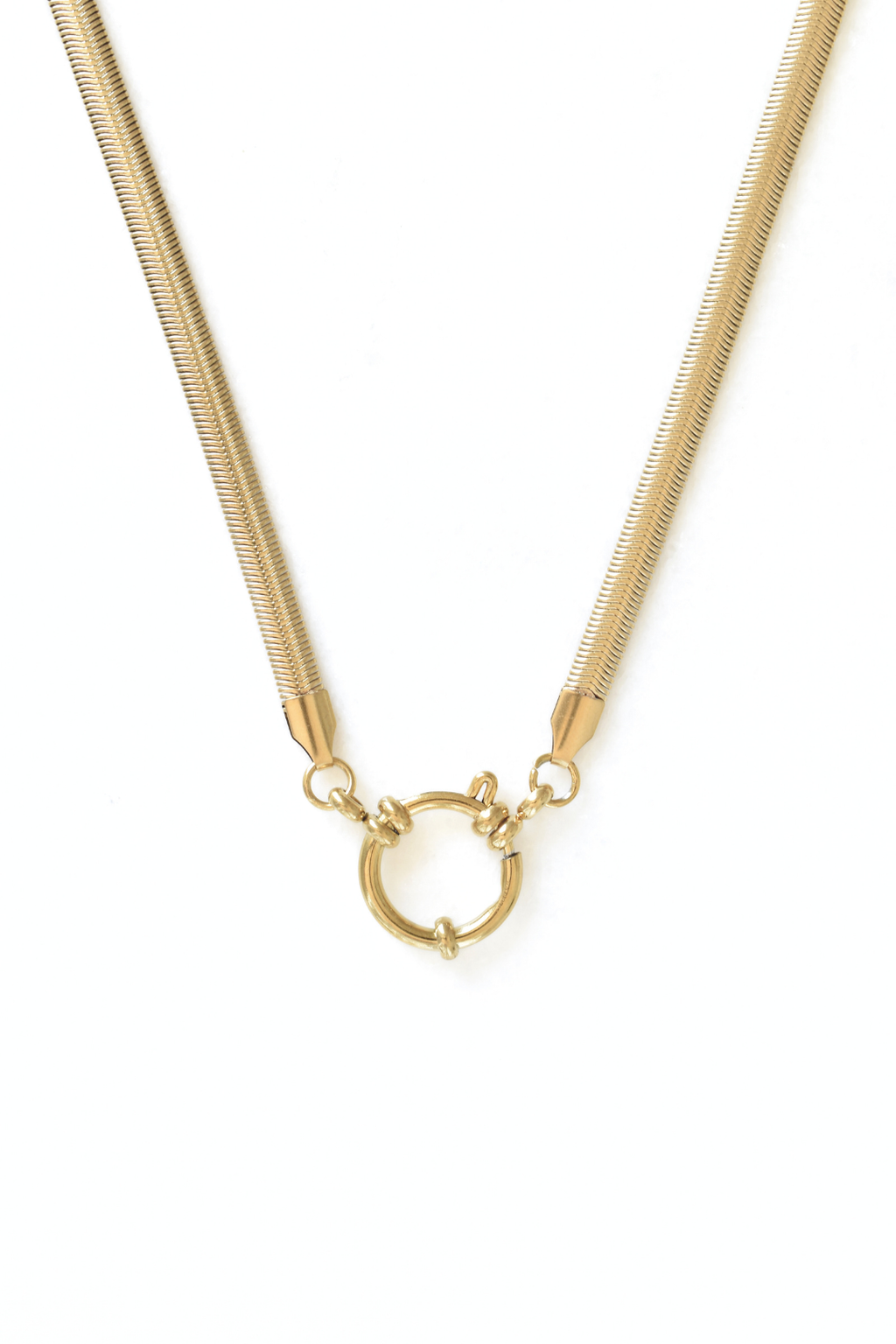 Snake Anchor Clasp Necklace image 0