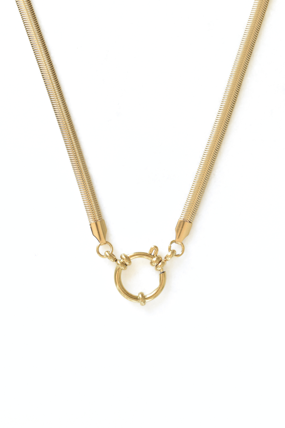 Snake Anchor Clasp Necklace image 0
