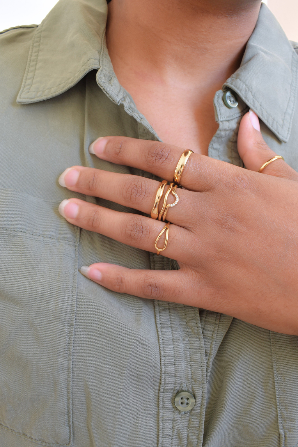 Lila Arch Ring image 1