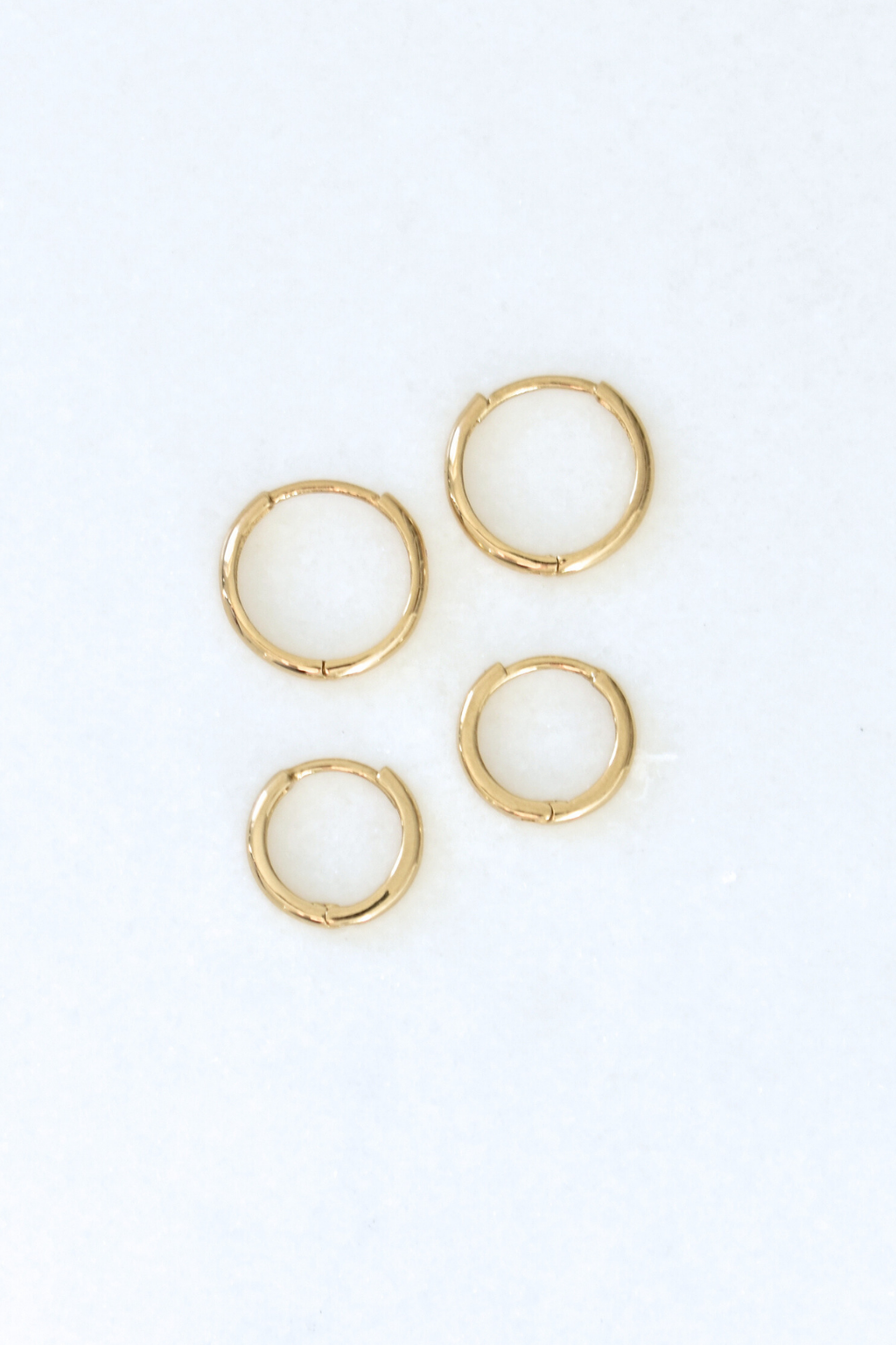 14K Gold Hoop Earrings image 12