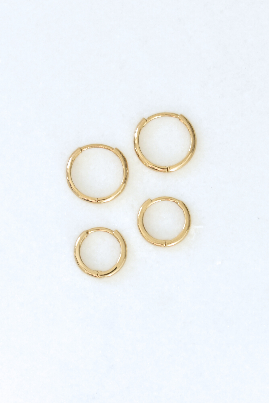 14K Gold Hoop Earrings image 12
