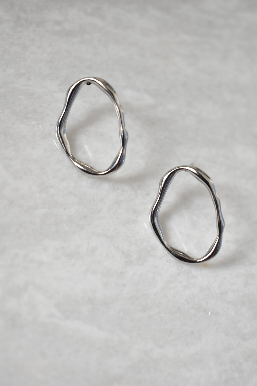 Liquid Loopz Hoop Stud Earrings image 0
