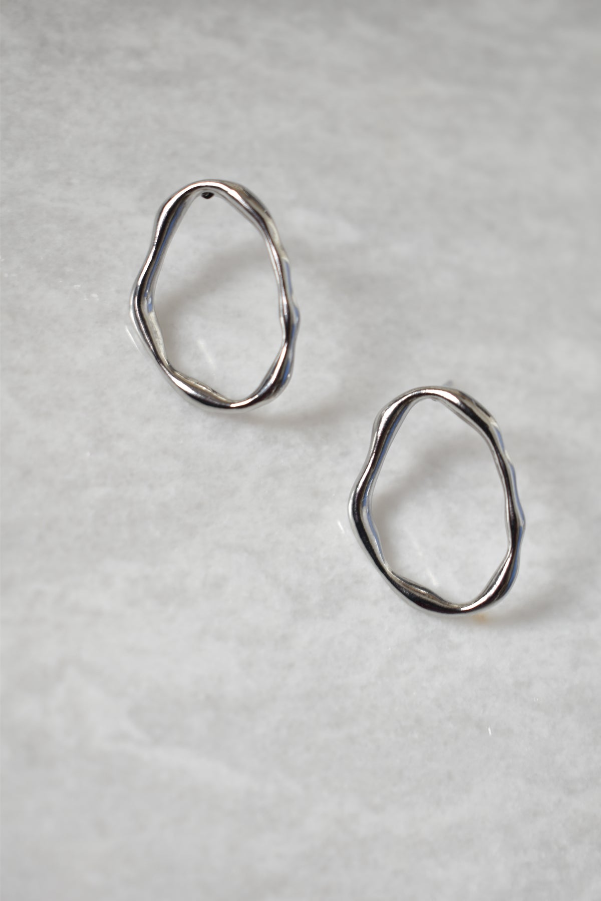 Liquid Loopz Hoop Stud Earrings image 0