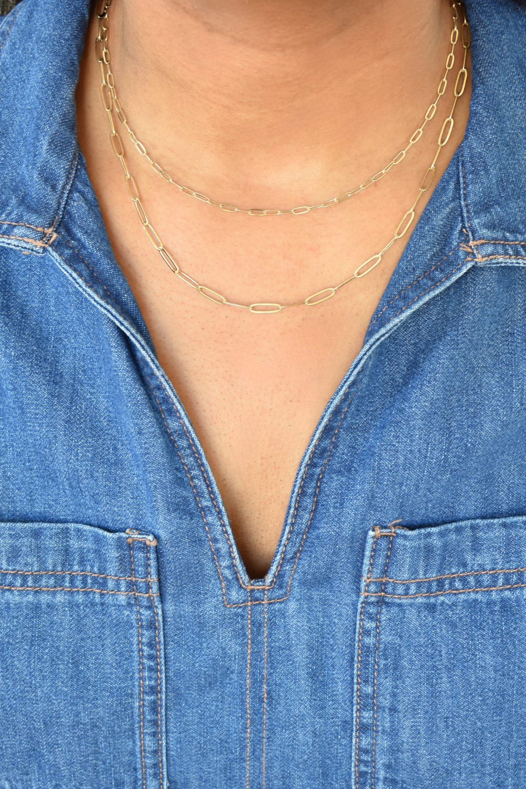 Paperclip Necklace - Large image 3
