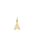 Sparkle Letter Initial Charms