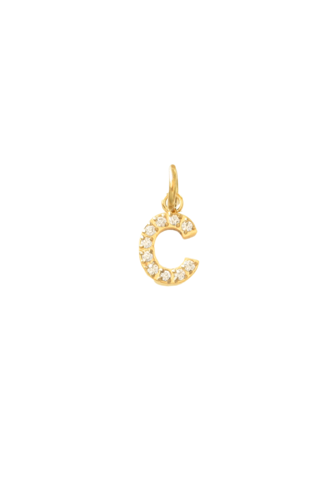 Sparkle Letter Initial Charms