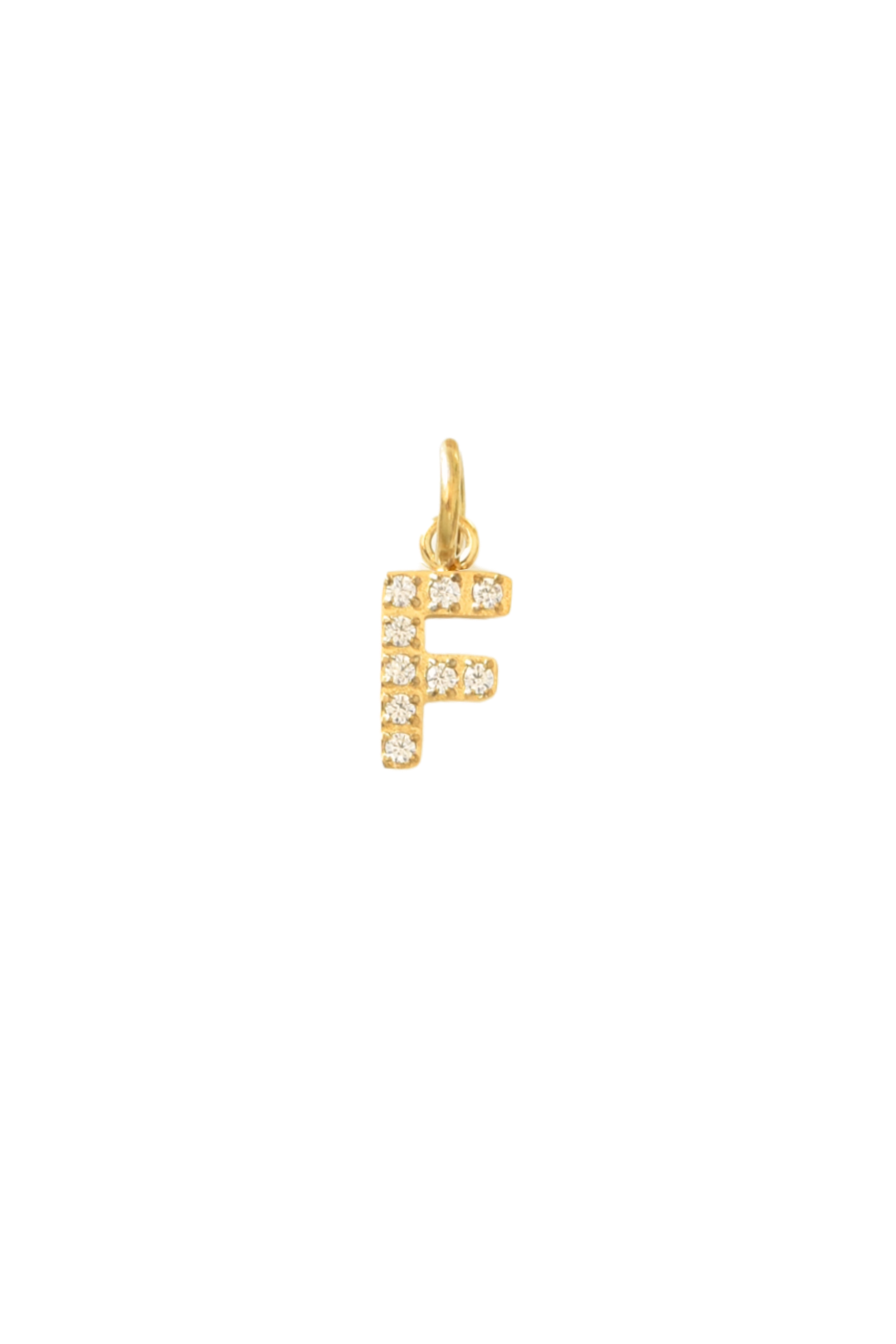 Sparkle Letter Initial Charms