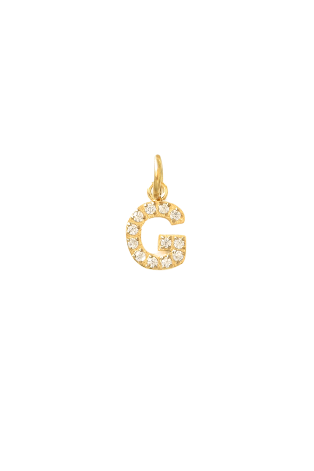 Sparkle Letter Initial Charms
