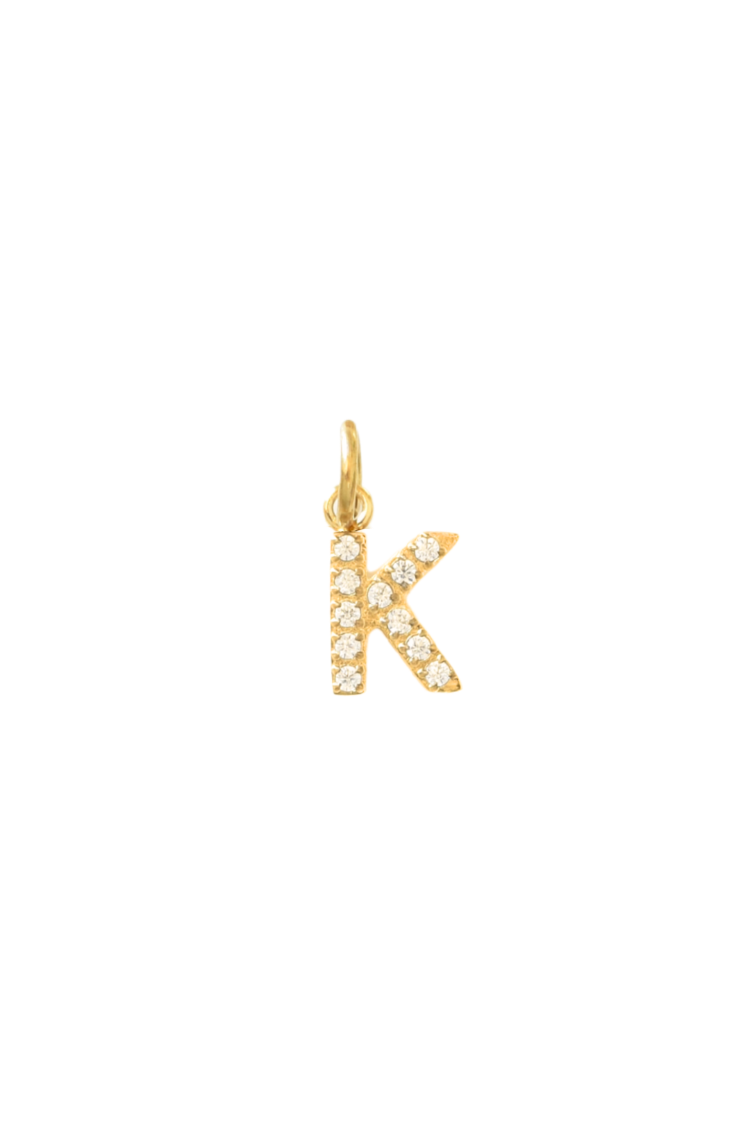 Sparkle Letter Initial Charms