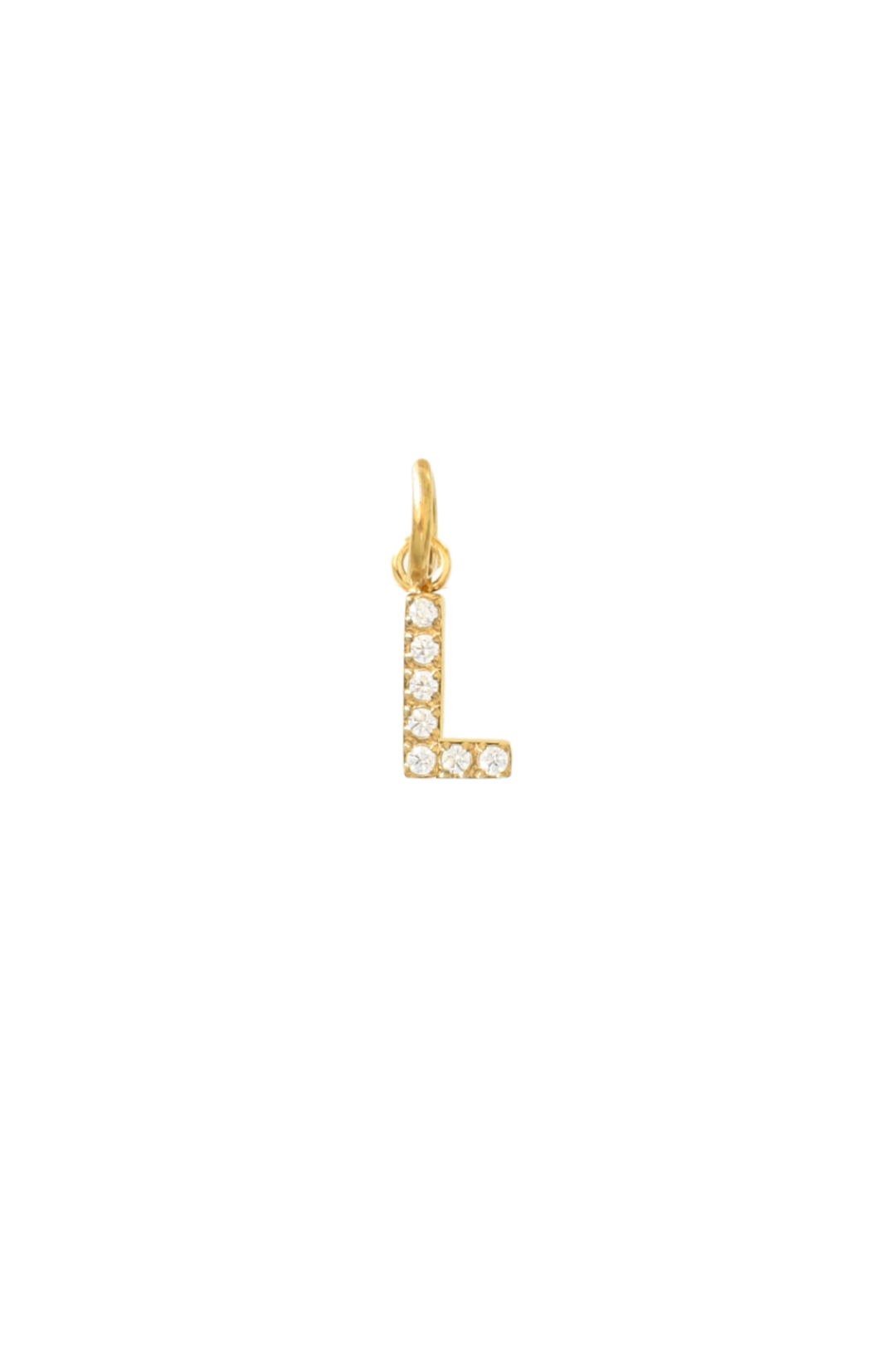 Sparkle Letter Initial Charms