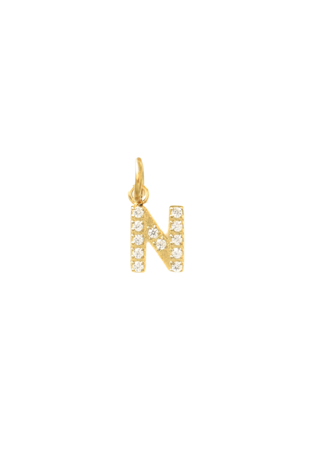 Sparkle Letter Initial Charms