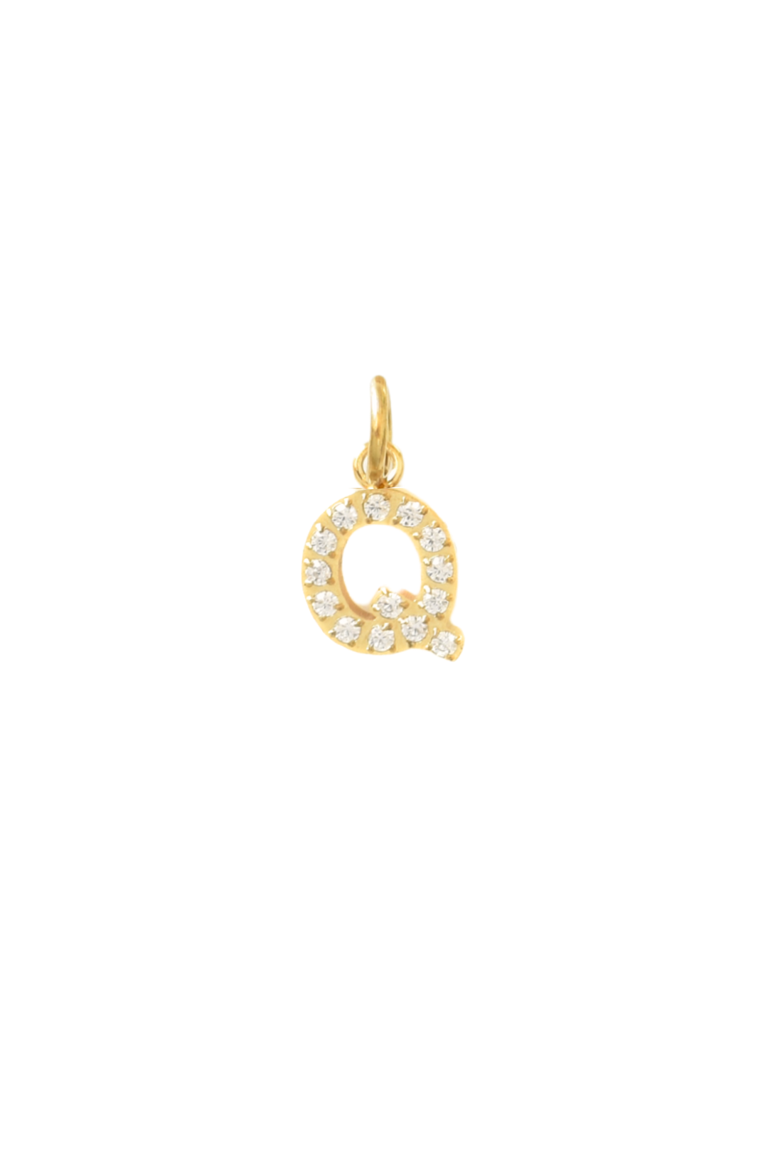 Sparkle Letter Initial Charms