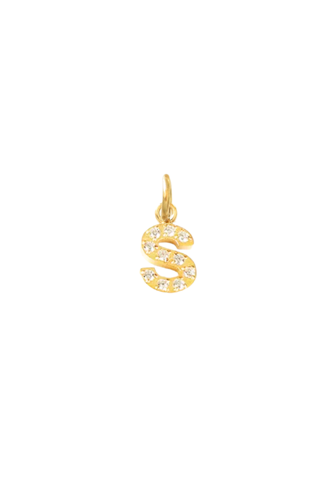 Sparkle Letter Initial Charms