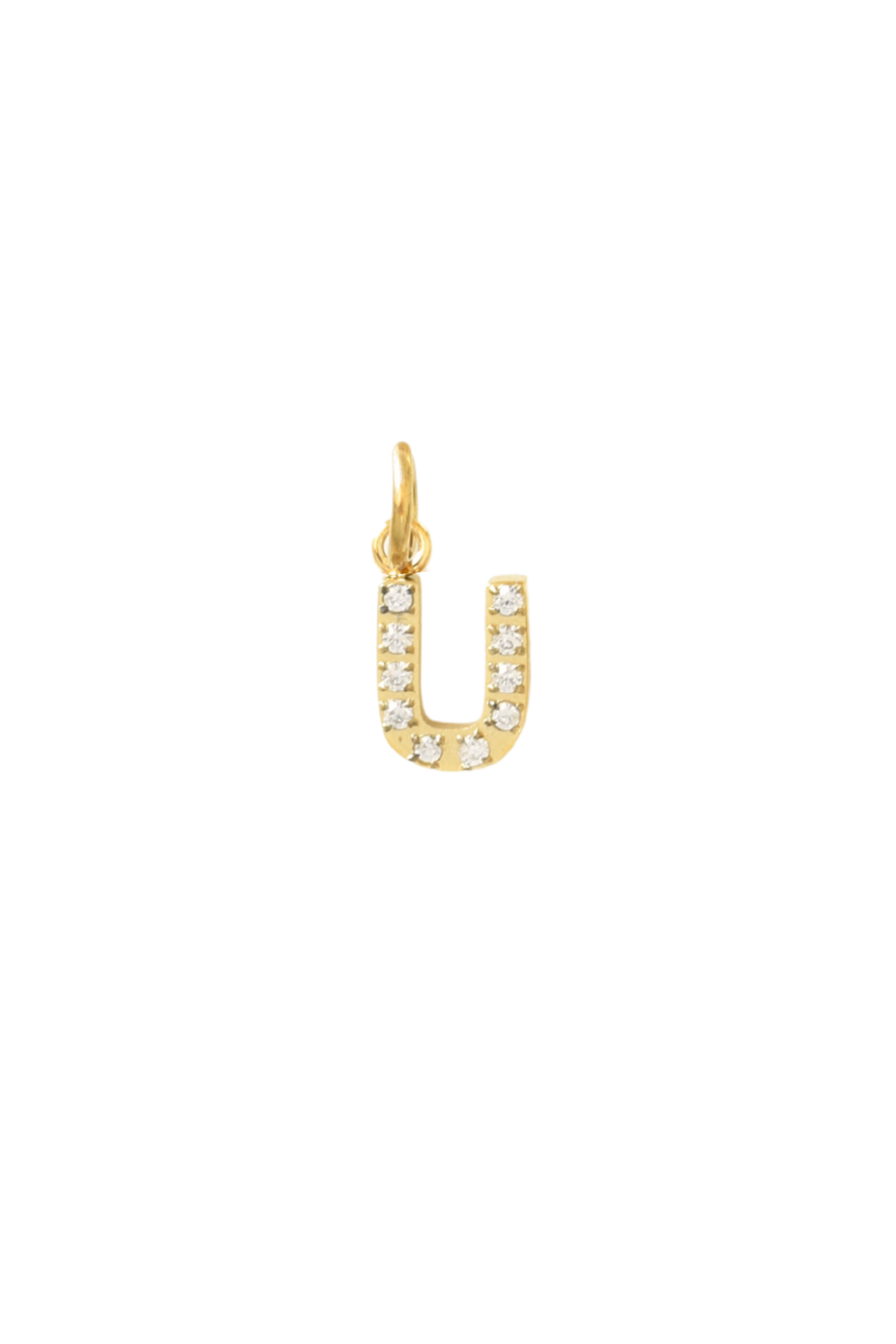 Sparkle Letter Initial Charms