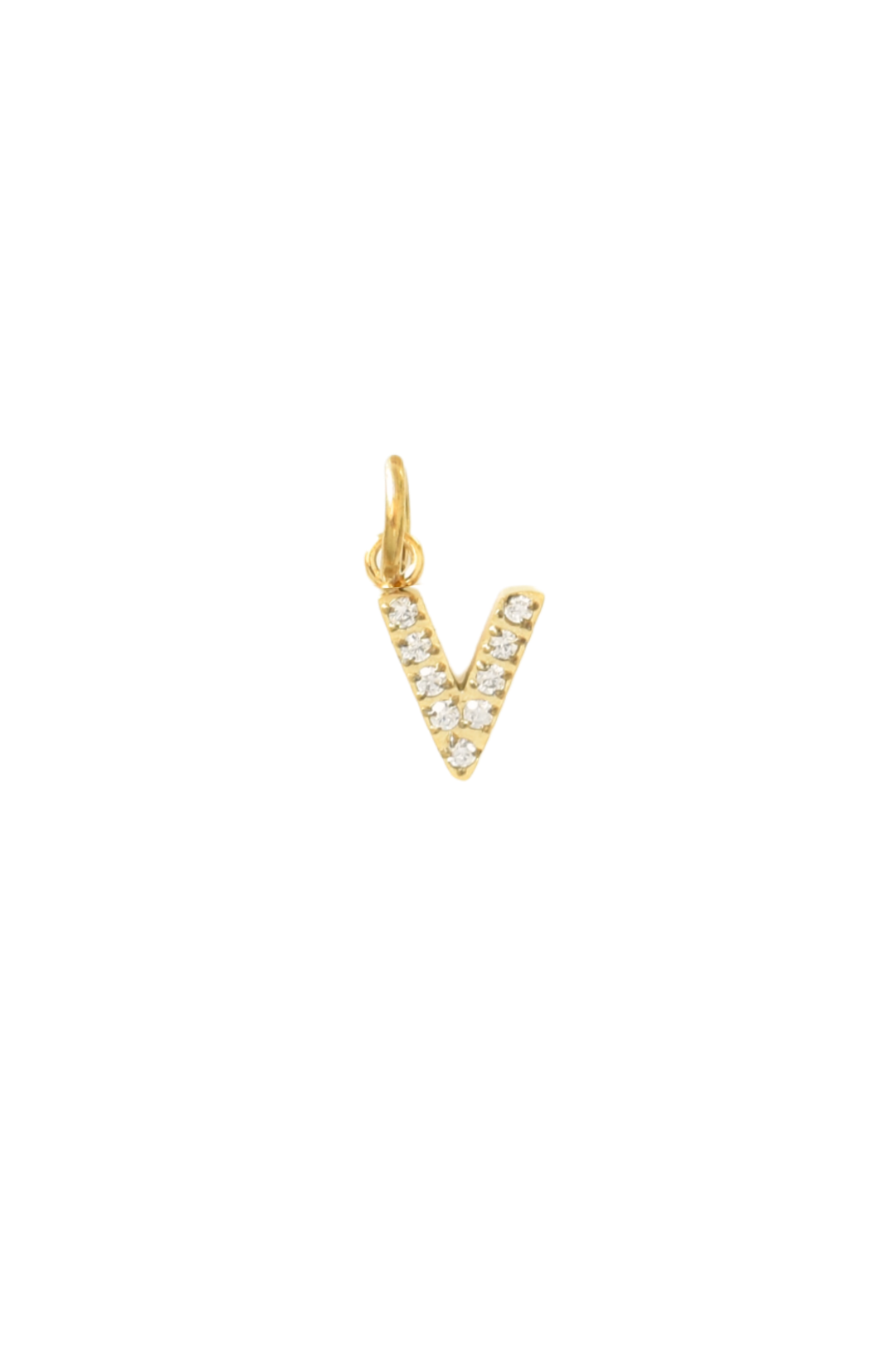 Sparkle Letter Initial Charms