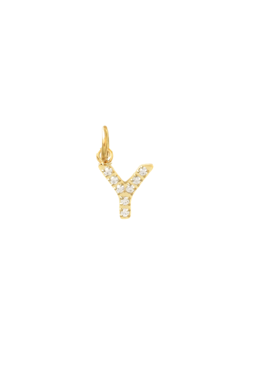 Sparkle Letter Initial Charms